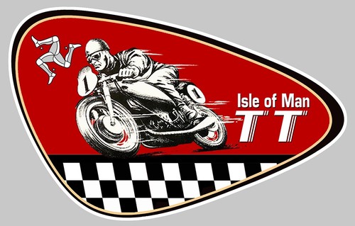 Sticker isle man - isle, of