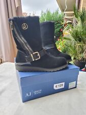 ??? Stivali in vera pelle Armani Jeans taglia 38 25cm