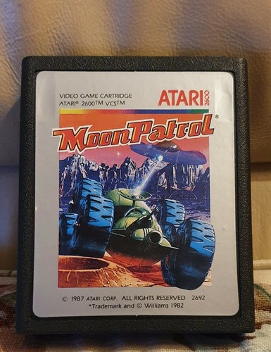 Moon patrol atari - moon,