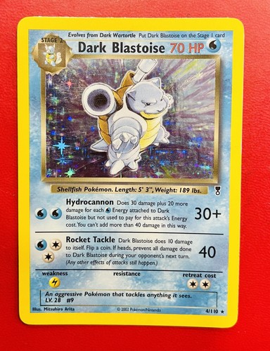 Lotto carte pokemon dark - lotto,