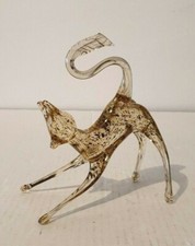 VINCENZO NASON - particolare scultura gatto stilizzato-vetro di murano -perfetta