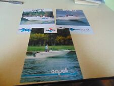 3 brochures catalogue  bateaux