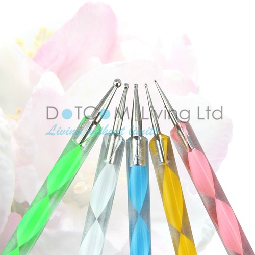 Nail art punting - punting, penna