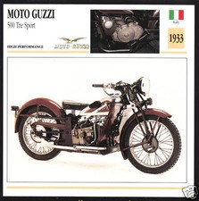 1933 moto guzzi 500cc - guzzi, tre