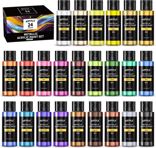 Colori acrilici metallizzati - acrilici,