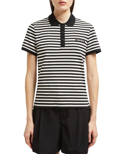 Polo moncler righe - righe, donna