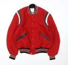 Giacca uomo DeLONG rossa lana