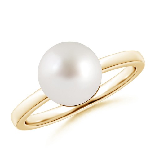Angara anello solitario perla - anello,