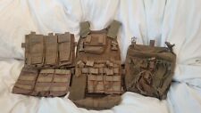 Plate Carrier con False piastre balistiche, Coyote Tan, Softair, Emerson Gear