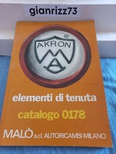 Catalogo Ricambi Elementi Di Tenuta Auto E Autocarri D'epoca ( Malò ) Vedi Foto 