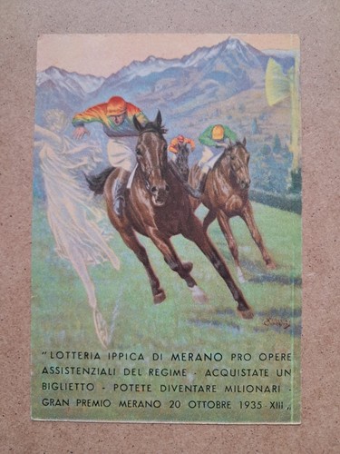 Cartolina lotteria merano - cartolina,
