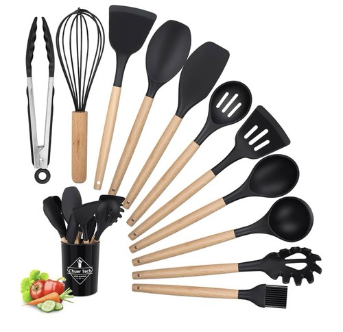Set utensili cucina silicone - utensili,