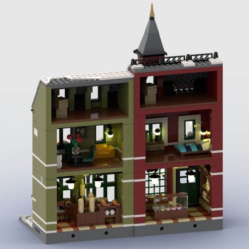 Moc 127667 villaggio natalizio - moc-127667,