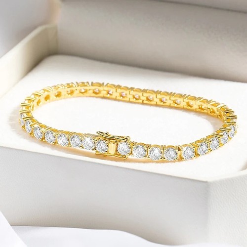 Bracciale tennis oro - bracciale, giallo