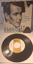 FABRIZIO DE ANDRE', IL TESTAMENTO / CARLO MARTELLO... (Karim 1963) 45 giri NM/EX