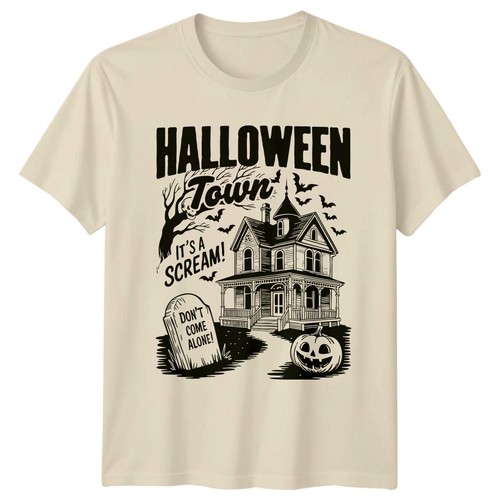 Maglietta halloween town its - town, a
