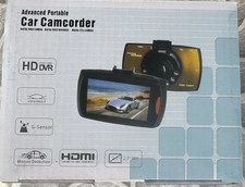 Videocamera portatile avanzata per auto 1080p con scatola e manuale