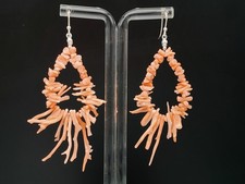 Orecchini donna vero corallo