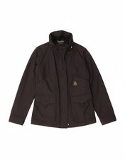 REFRIGIWEAR Giacca antipioggia donna Cruz con cappuccio UK 14 Medium nera classica BJ01