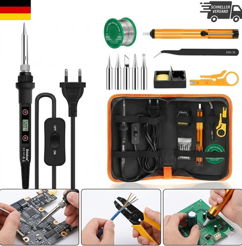 Set saldatore 80w lcd - saldatore,