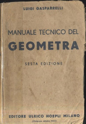 Manuale tecnico del geometra - manuale,
