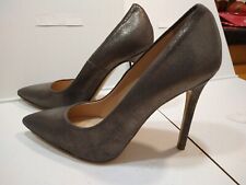 Scarpa donna décolleté in pelle Grigio. Tacco alto 11 cm. EU 37. ALITA. Nuovo