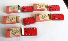 RIVAROSSI N. 4206 LOTTO DI 6 RELE' AUTOMATISMO FERROVIARIO TRENO CON SCATOLA