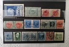 Regno d'Italia lotto di 18 marche da bollo varie Re Vittorio Emanuele III usate 