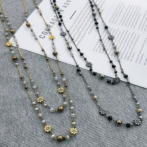 Collana catena doppio strato