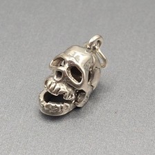 Ciondolo teschio argento