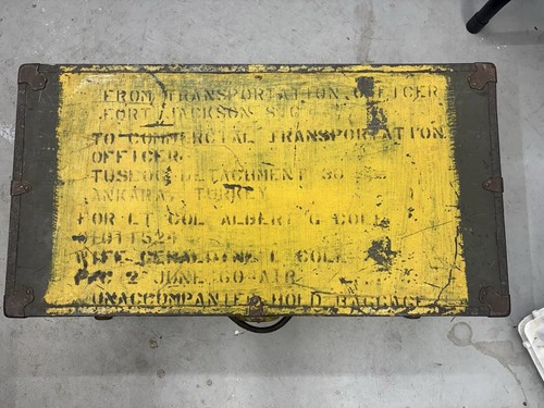 Cassapanca trasporto militare