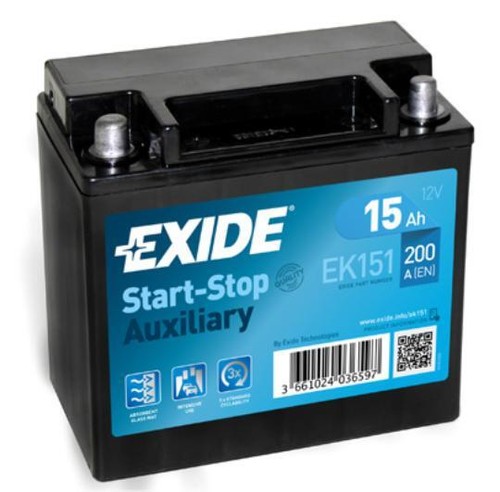 Ek151 exide batteria - ek151,