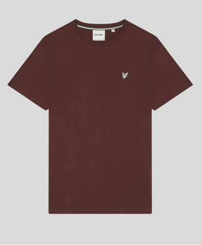 Lyle scott shirt rosso gomma - t-shirt/rosso,