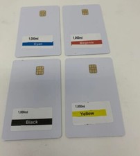 4 SMART CARD PREMIUM COMPATIBILI MUTOH MS41 ECO SOLVENT (1.000 ML) (C-Y-M-K)