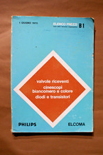 W918-CATALOGO VALVOLE RICEV.CINESCOPI B/N COLORE DIODI TRANSISTOR PHILIPS 1970