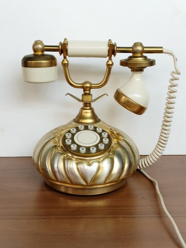 Telefono con cornetta vintage - con,