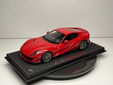 BBR 1/18 P18147I Ferrari 812 Superfast 2017 Rosso Corsa 322 (autoart mr elite cm