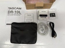 Tascam DR-10L registratore audio digitale portatile con microfono Lavalier nuovo scatola aperta