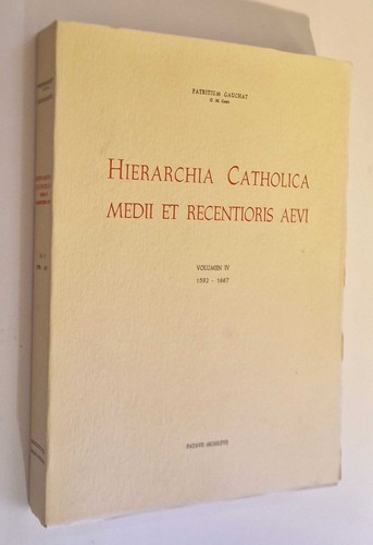 Gauchat hierarchia catholica - hierarchia,