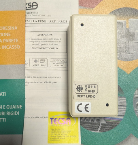 Tecsa 143 021 trasmettitori - tecsa, 143.021