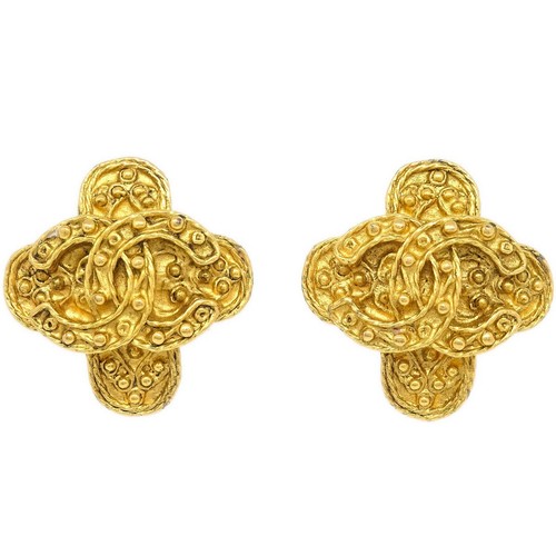 Orecchini chanel croce clip - chanel,