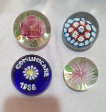 Set Fermacarte Vetro Murano