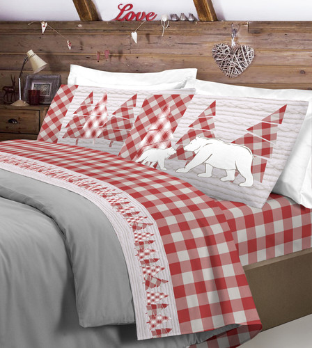 Completo letto flanella canada - completo,