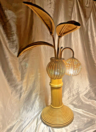 Vintage 1970 rattan wicker - 1970's,