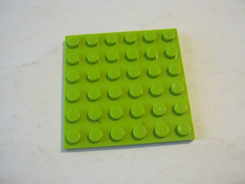Lego piatto verde medio - piatto,