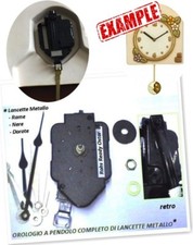 Pendolo Motore Movimento Meccanismo orologio x Creare o Sostituire Meccanica