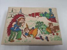 Caffarel Prochet TORINO Scatola Caramelle Stoffa con INDIANI