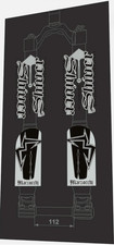 Set decalcomanie forcella