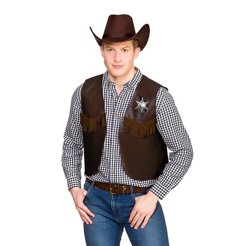 Gilet sceriffo cowboy - gilet,