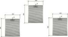 3 pz FILTRO   CAPPA ALLUMINIO